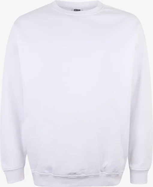 URBAN CLASSICS Sweatshirts Sweatshirt Crewneck Heren Wit