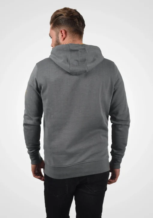 Solid Hoodies Sweatshirt Kenan Heren Grijs - Afbeelding 4