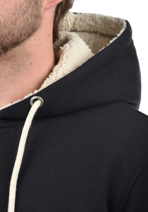 Blend Sweatvesten Met Capuchon Sweatvest Hulker Teddy Heren Zwart - Afbeelding 4