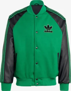 Adidas Originals Tussenjassen Tussenjas Heren Groen / Zwart