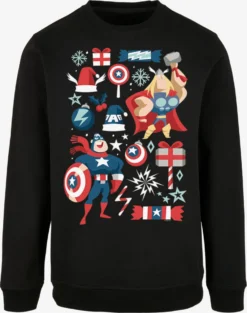 F4NT4STIC Sweatshirts Sweatshirt Heren Zwart