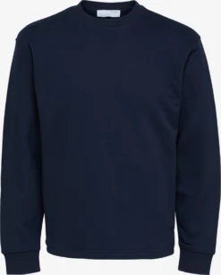 Selected Homme Sweatshirts Sweatshirt Dimmy Heren Nachtblauw
