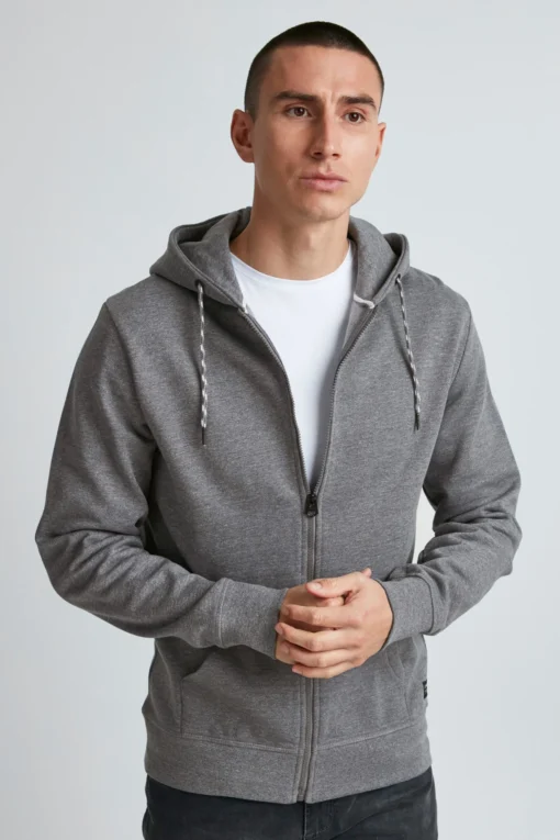 Sweatvesten Met Capuchon Sweatvest OLIAS Heren Grijs - Afbeelding 2