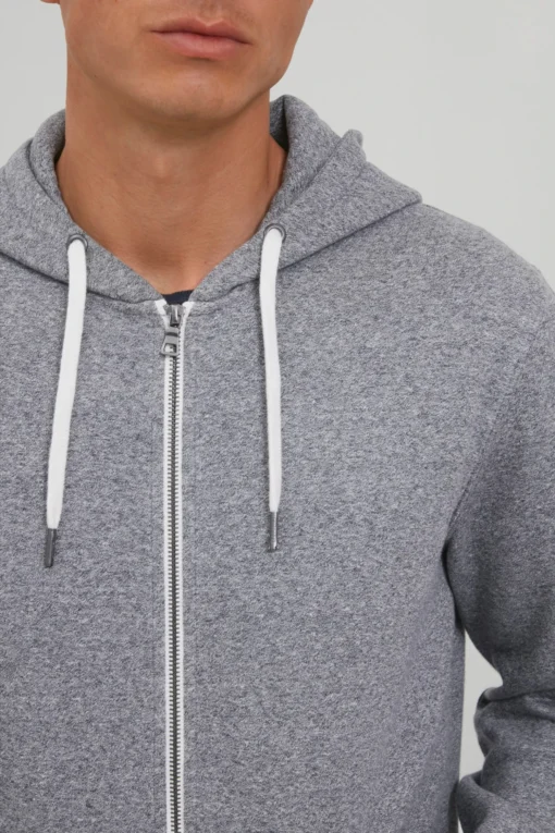 Blend Sweatvesten Met Capuchon Sweatvest GORDON Heren Grijs - Afbeelding 5