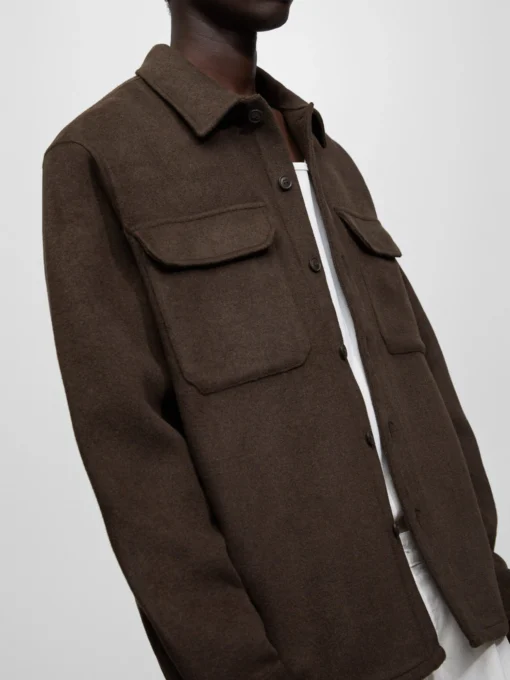 PULL & BEAR Tussenjassen Tussenjas Heren Chocoladebruin - Afbeelding 4