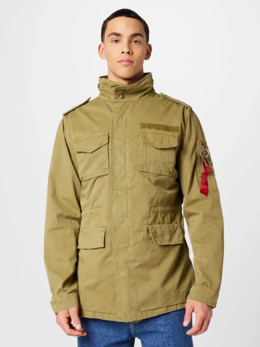 Alpha Industries Tussenjassen Tussenjas Huntington Heren Olijfgroen - Afbeelding 3