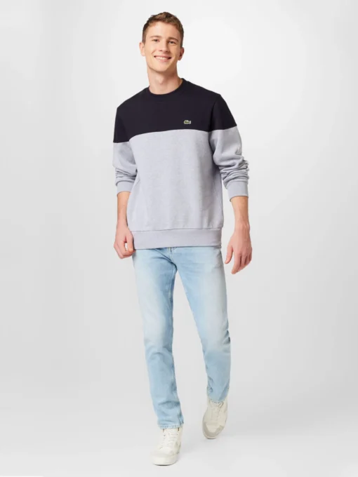 Lacoste Sweatshirts Sweatshirt Heren Navy / Lichtgrijs - Afbeelding 4