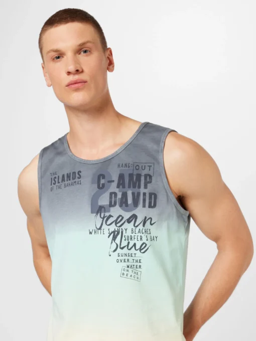 Camp David Tanktops Shirt Heren Donkergrijs - Afbeelding 2