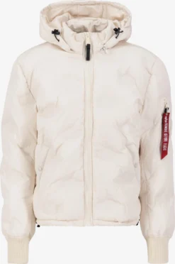 Alpha Industries Winterjassen Winterjas Heren Ecru