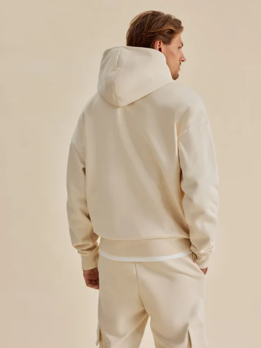 Hoodies Sweatshirt Sebastian Heavyweight Heren Offwhite - Afbeelding 3
