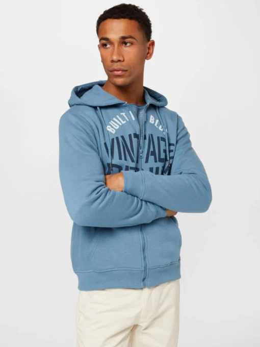 Blend Sweatvesten Met Capuchon Sweatvest Heren Navy / Smoky Blue - Afbeelding 3