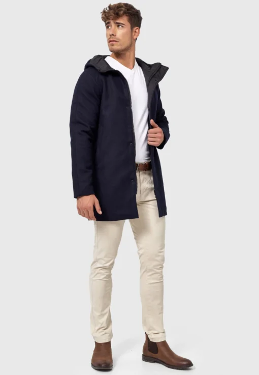 Indicode Jeans Tussenjassen Tussenjas Marks Heren Marine - Afbeelding 3