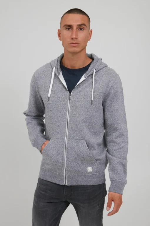 Blend Sweatvesten Met Capuchon Sweatvest GORDON Heren Grijs - Afbeelding 2
