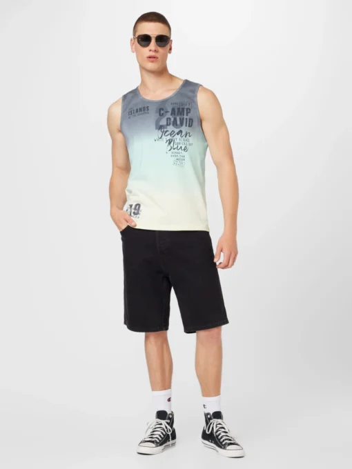 Camp David Tanktops Shirt Heren Donkergrijs - Afbeelding 5
