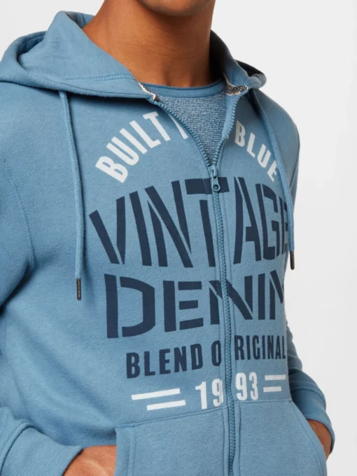 Blend Sweatvesten Met Capuchon Sweatvest Heren Navy / Smoky Blue - Afbeelding 2