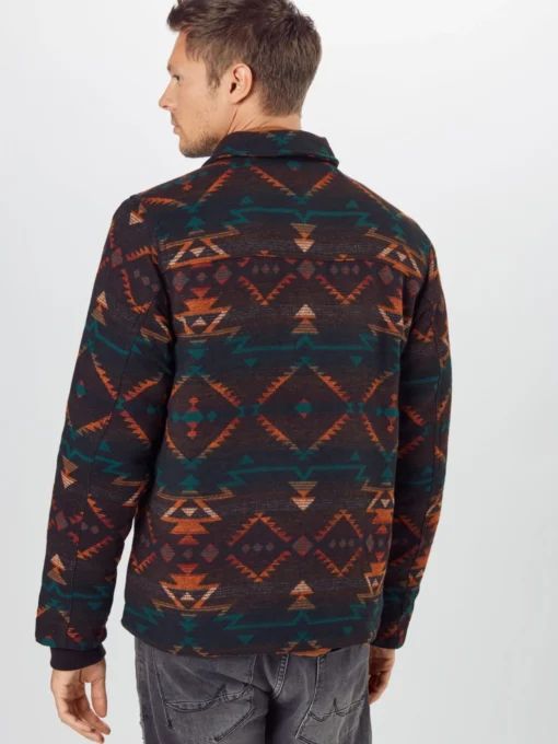 Iriedaily Tussenjassen Regular Fit Tussenjas Santania Heren Bourgogne - Afbeelding 3