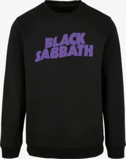 F4NT4STIC Sweatshirts Sweatshirt Black Sabbath Heren Zwart