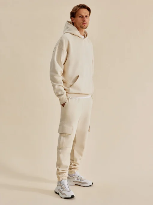 Hoodies Sweatshirt Sebastian Heavyweight Heren Offwhite - Afbeelding 4