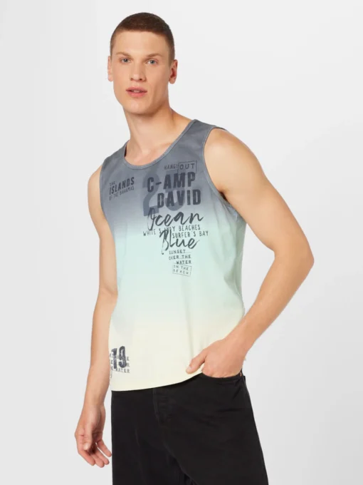 Camp David Tanktops Shirt Heren Donkergrijs - Afbeelding 3