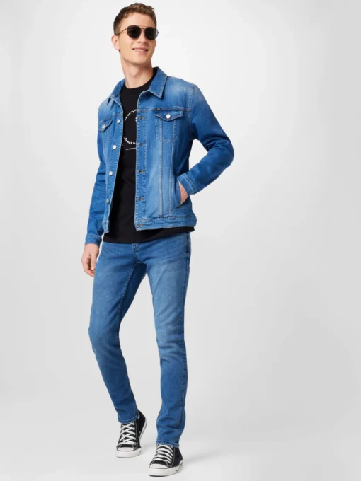 LTB Spijkerjassen Regular Fit Tussenjas Santino Heren Blauw - Afbeelding 5