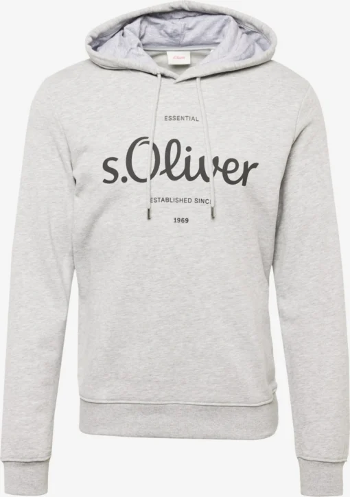 S.Oliver Hoodies Sweatshirt Heren Grijs