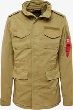 Alpha Industries Tussenjassen Tussenjas Huntington Heren Olijfgroen