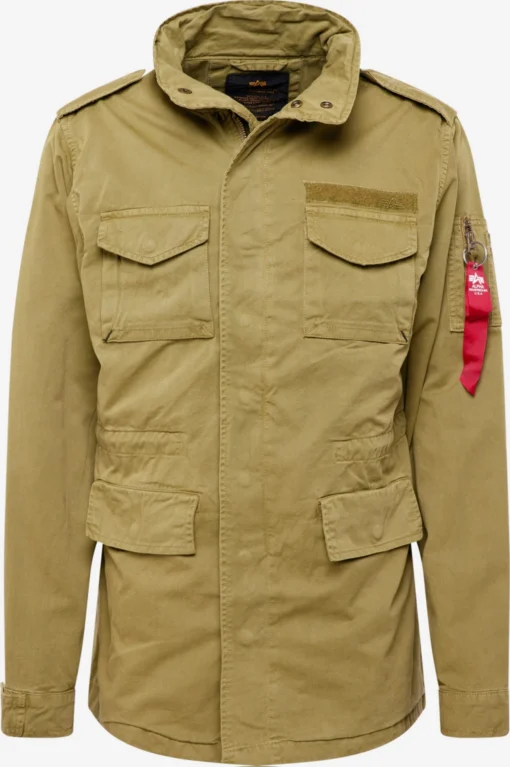 Alpha Industries Tussenjassen Tussenjas Huntington Heren Olijfgroen