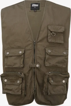 URBAN CLASSICS Bodywarmers Bodywarmer Worker Heren Olijfgroen