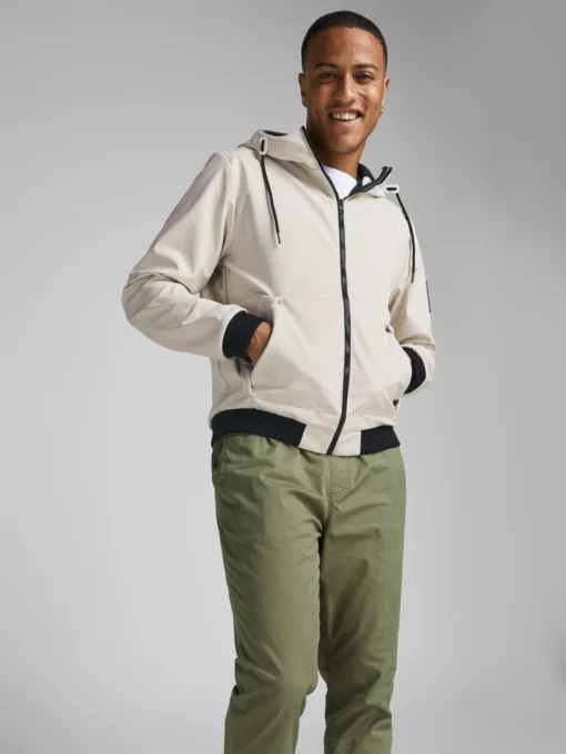Jack & Jones Tussenjassen Tussenjas Heren Lichtgrijs - Afbeelding 5