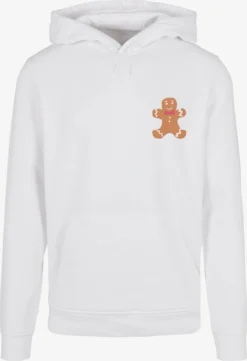 F4NT4STIC Hoodies Sweatshirt Gingerbread Lebkuchen Heren Wit