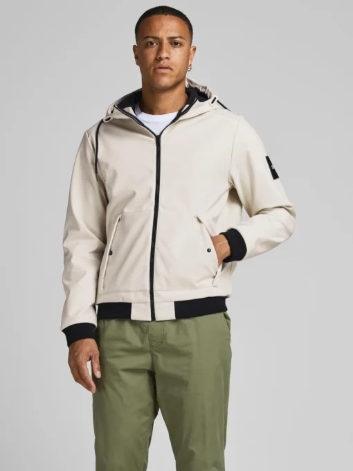 Jack & Jones Tussenjassen Tussenjas Heren Lichtgrijs - Afbeelding 2