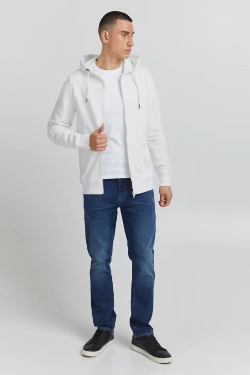 Sweatvesten Met Capuchon Sweatvest Thorbjörn Heren Wit - Afbeelding 3