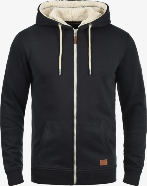 Blend Sweatvesten Met Capuchon Sweatvest Hulker Teddy Heren Zwart