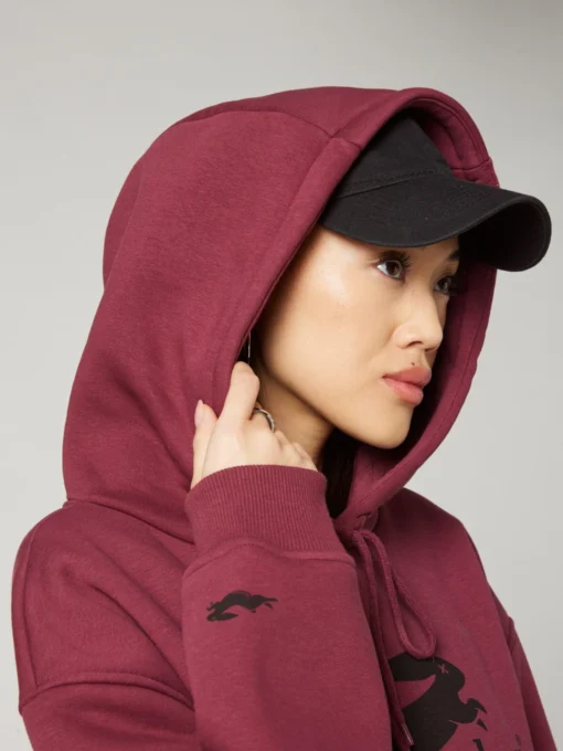 Hoodies Sweatshirt Edin Heren Bourgogne / Wijnrood - Afbeelding 2