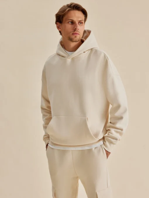 Hoodies Sweatshirt Sebastian Heavyweight Heren Offwhite - Afbeelding 2