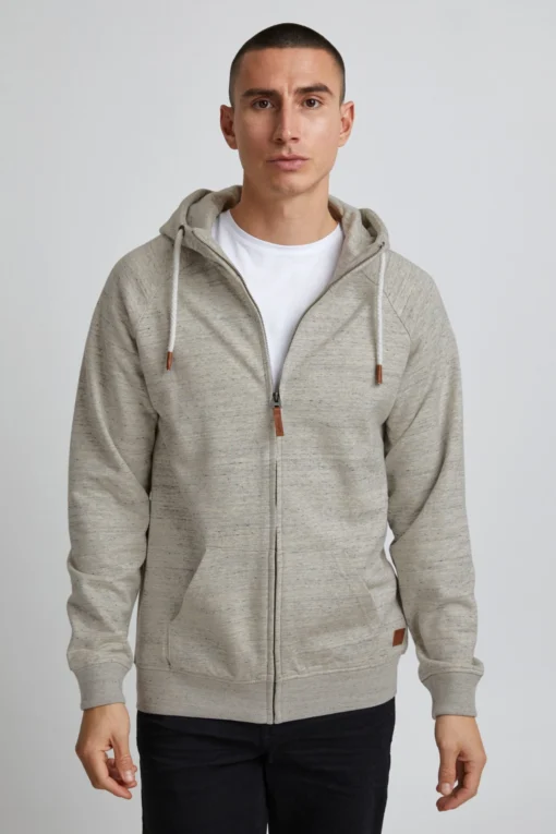 Sweatvesten Met Capuchon Sweatvest Heren Stone Grey - Afbeelding 2