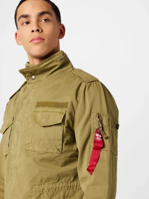 Alpha Industries Tussenjassen Tussenjas Huntington Heren Olijfgroen - Afbeelding 2