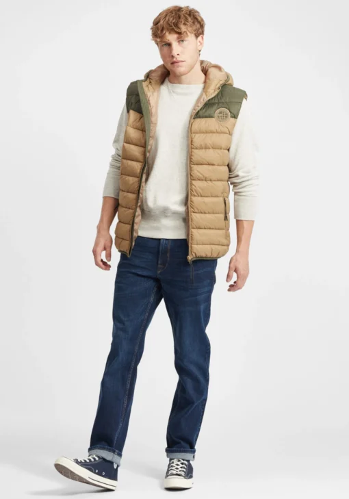 Blend Bodywarmers Bodywarmer Nippo Heren Beige - Afbeelding 3