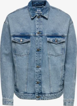 Only & Sons Spijkerjassen Tussenjas Rick Heren Blauw