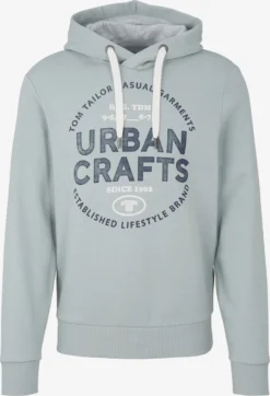 Tom Tailor Hoodies Sweatshirt Heren Navy / Smoky Blue