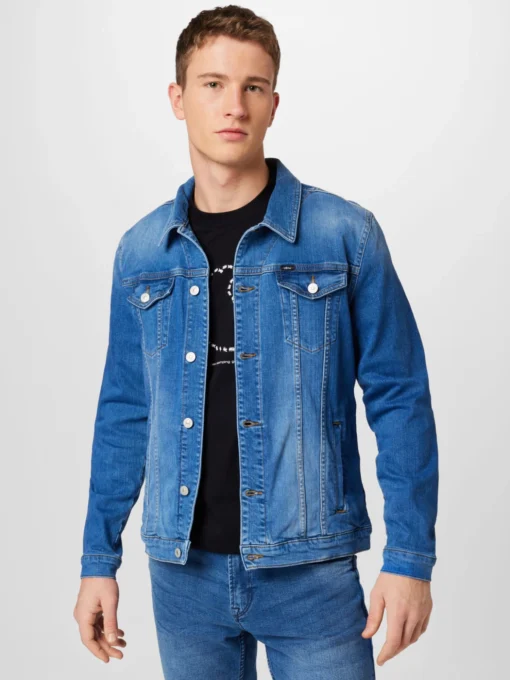 LTB Spijkerjassen Regular Fit Tussenjas Santino Heren Blauw - Afbeelding 3
