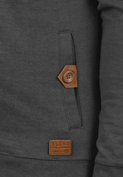 Blend Sweatshirts Sweatshirt Achlias Heren Grijs - Afbeelding 5