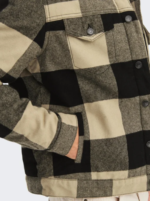 Only & Sons Tussenjassen Tussenjas Louis Heren Sand - Afbeelding 7