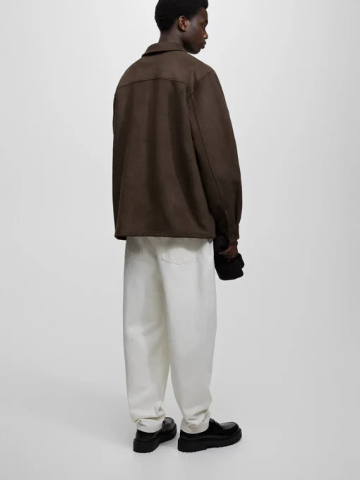 PULL & BEAR Tussenjassen Tussenjas Heren Chocoladebruin - Afbeelding 5