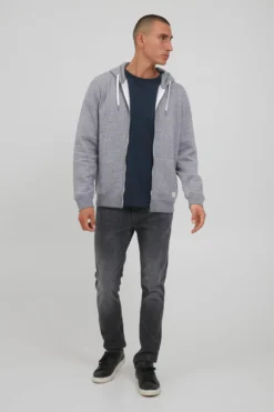 Blend Sweatvesten Met Capuchon Sweatvest GORDON Heren Grijs -Beroemde Herenkleding Winkel c5182c69edc28a0b8ad6503ee236dcd6 scaled