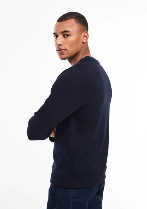 S.Oliver Sweatshirts Sweatshirt Heren Donkerblauw - Afbeelding 5
