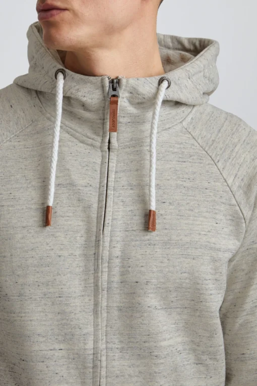 Sweatvesten Met Capuchon Sweatvest Heren Stone Grey - Afbeelding 5