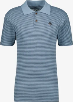 Polos Shirt PaulAK Z Heren Navy / Lichtblauw