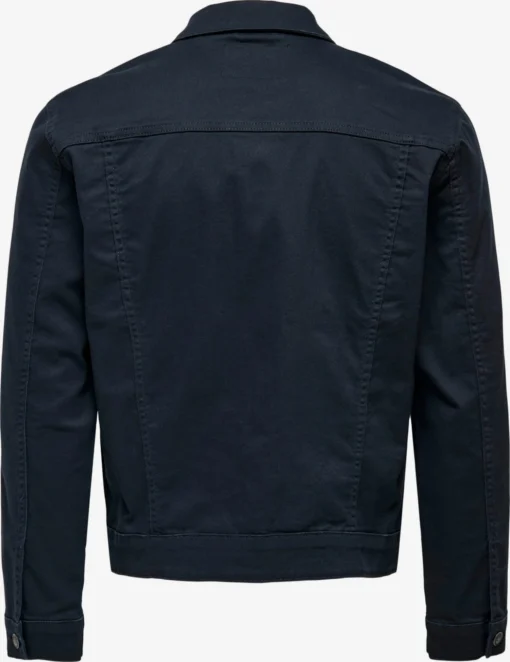 Only & Sons Spijkerjassen Tussenjas COIN Heren Navy - Afbeelding 2