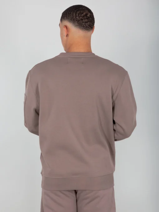 Alpha Industries Sweatshirts Sweatshirt Heren Lichtbruin - Afbeelding 4